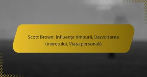 Scott Brown: Influențe timpurii, Dezvoltarea tineretului, Viața personală